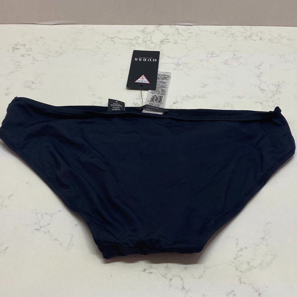 NWT Guess Jet Black Brief Bikini Bottom swimsuit